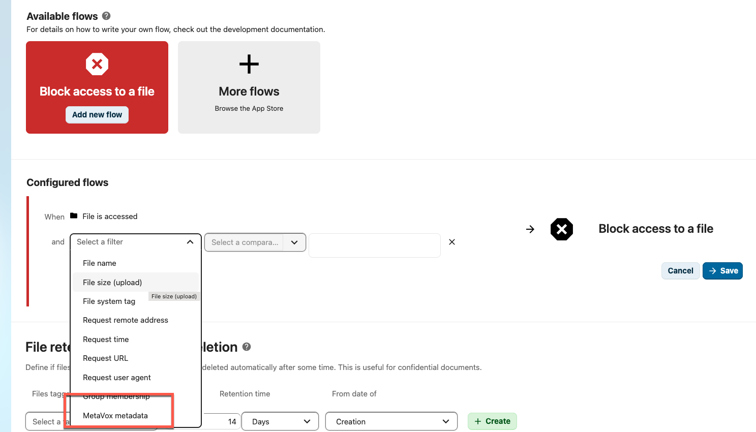 Flow integration