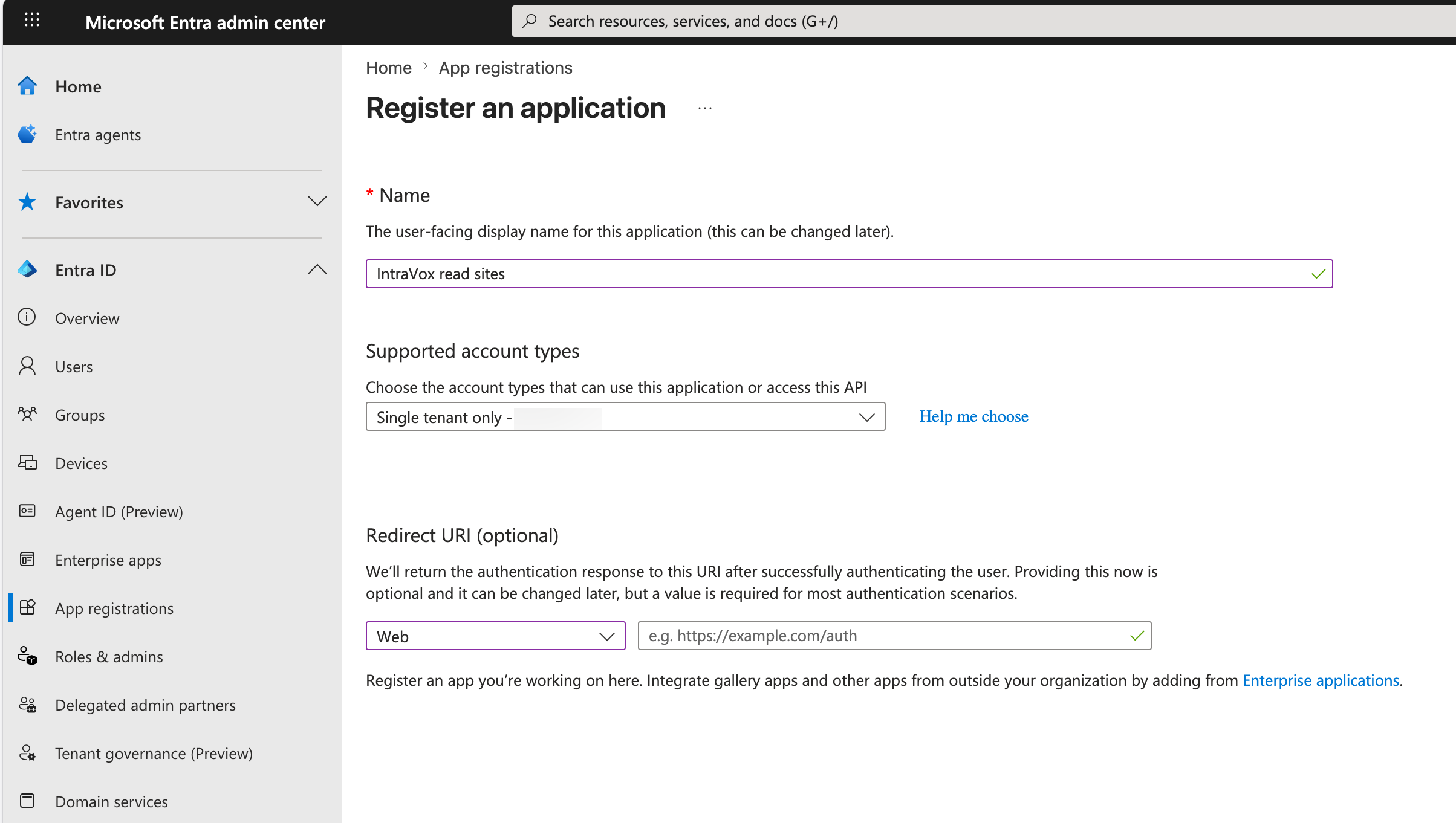 Een applicatie registreren in Microsoft Entra
