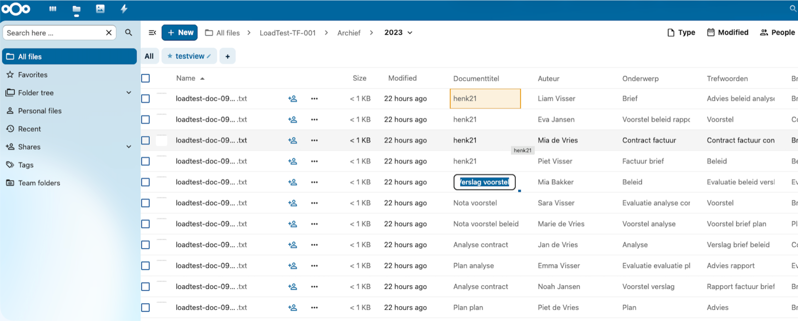 MetaVox - Inline metadata editing in Nextcloud